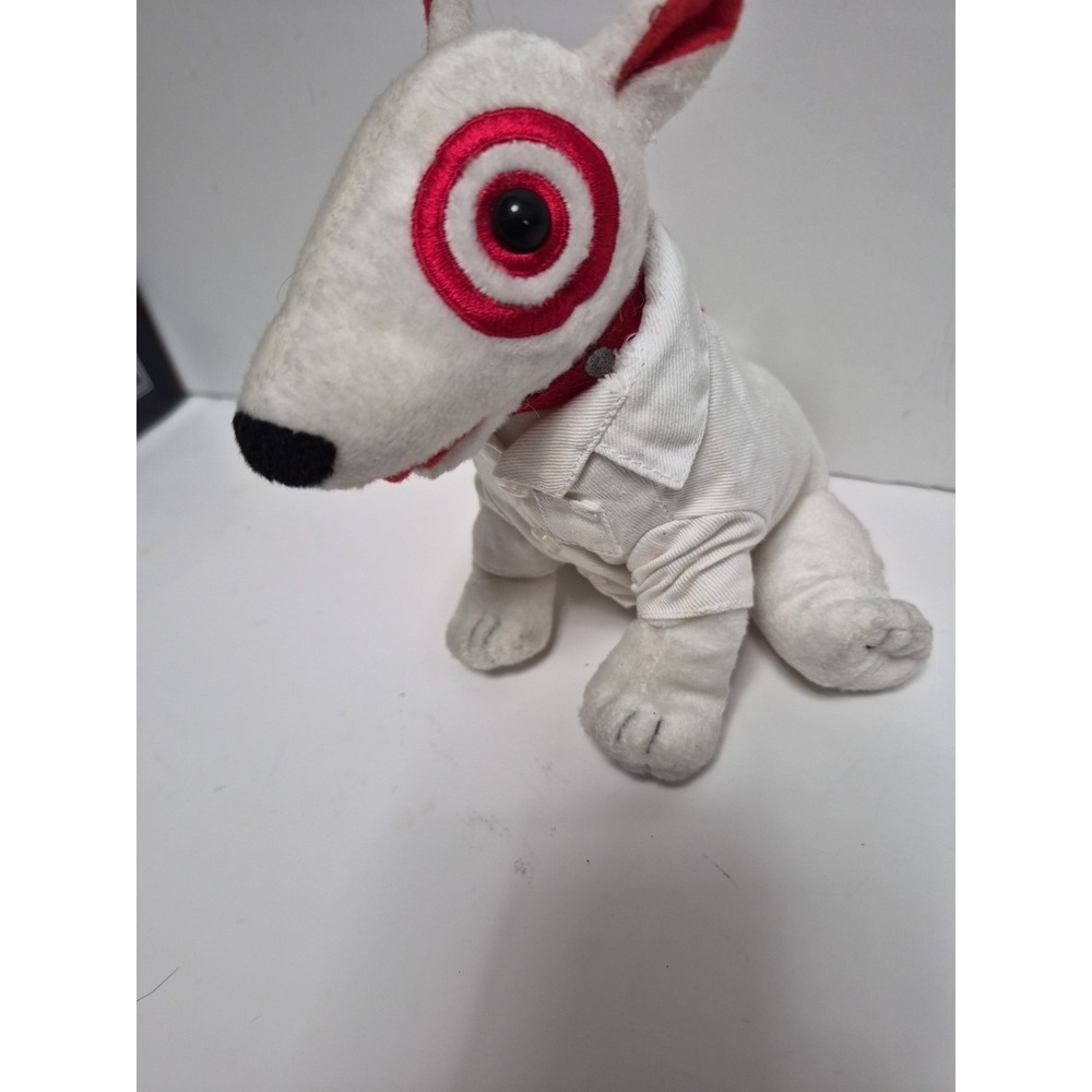 Bullseye TARGET 6" Plush VINTAGE Dog 2005 With Pharmacy Jacket